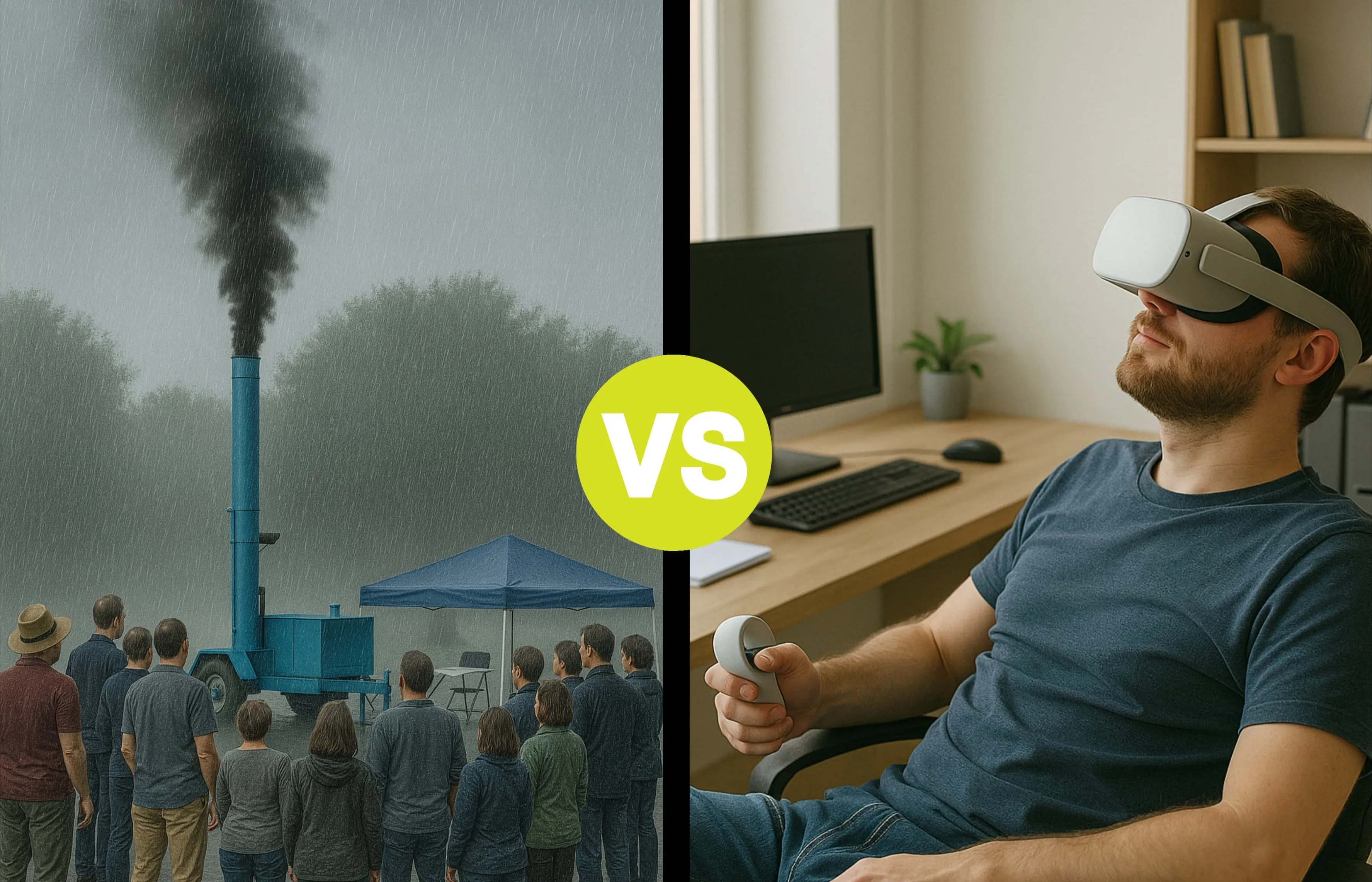In-Person vs VR