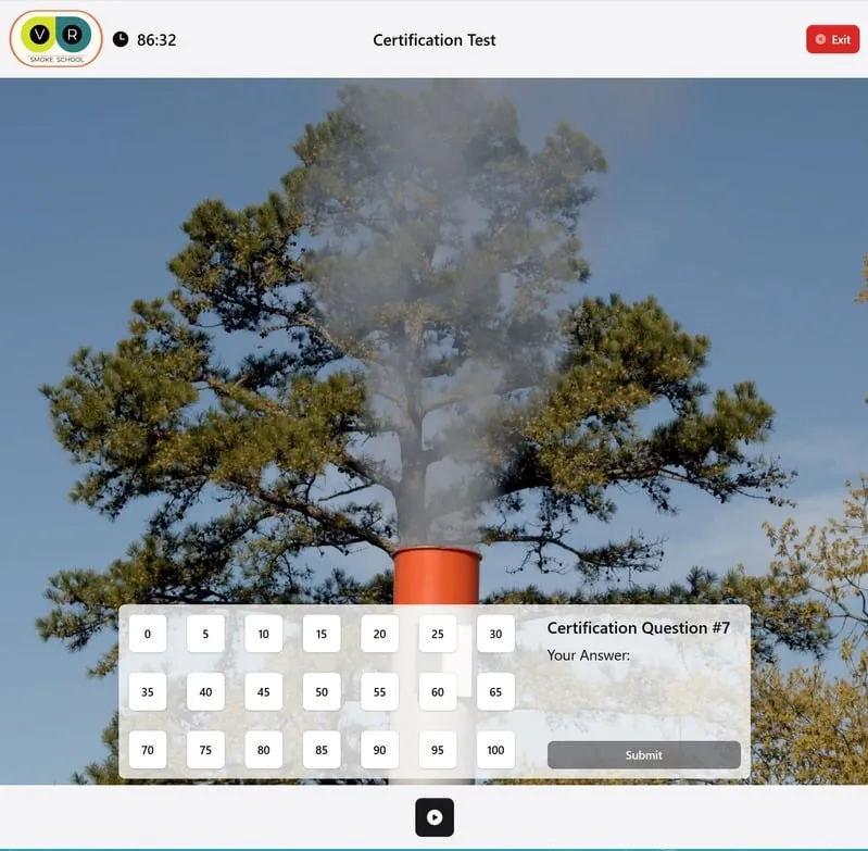 Take the Visual VR Smoke School Test